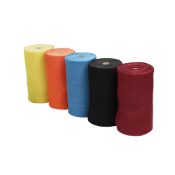 Gekleurd jute stof 30 cm x 1 meter